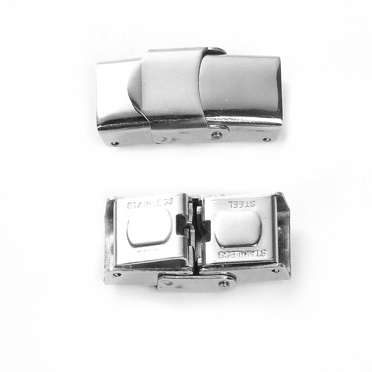

Застежка, Серебряный тон, Нержавеющая сталь, 10 mm x 6 mm, 25 мм x 14 мм