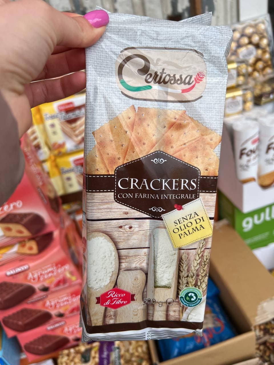 

Хрустящий Крекер Итальянский "Certossa". 550 гр. Италия