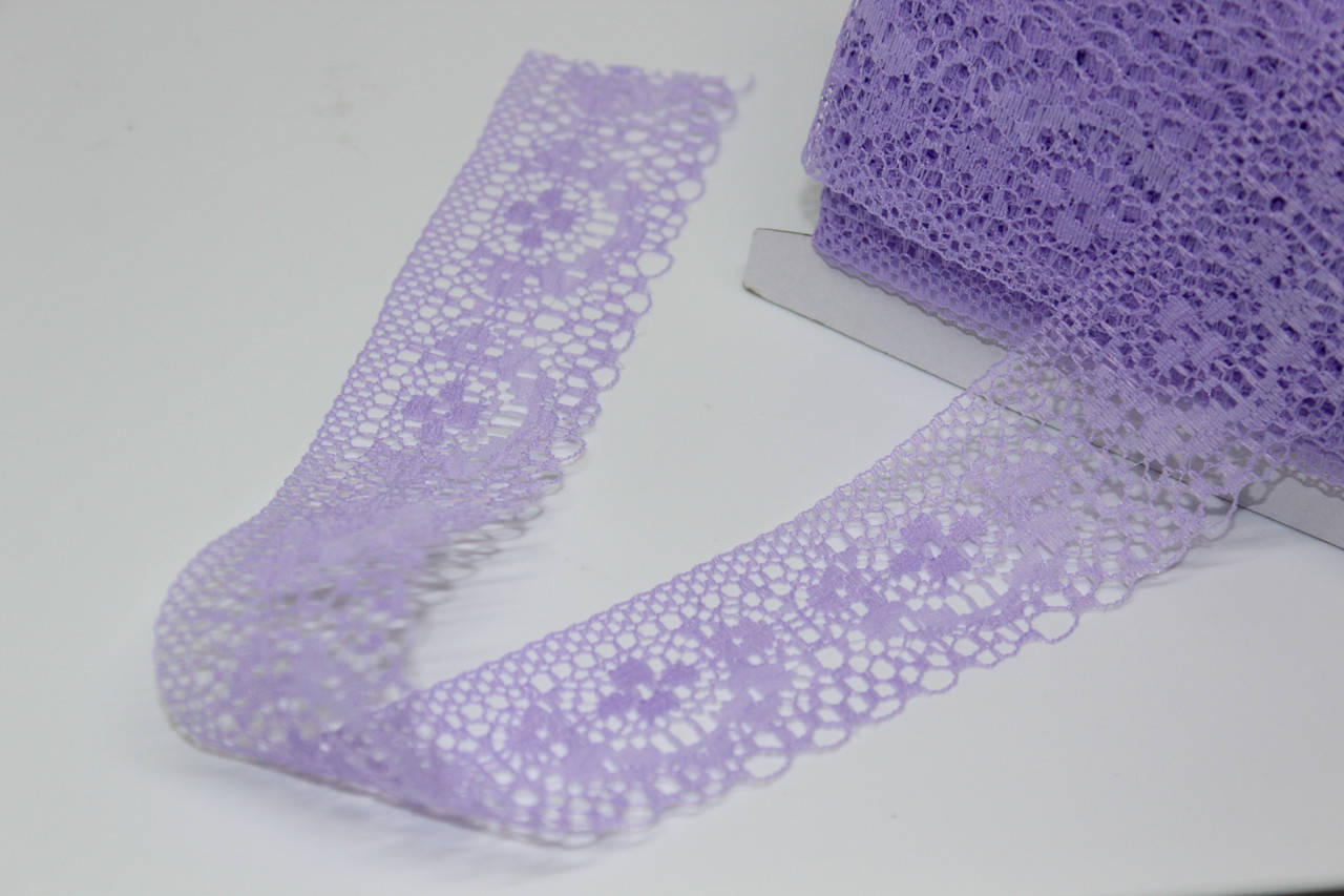 

Кружево "Нежность", сиреневое, 40 мм