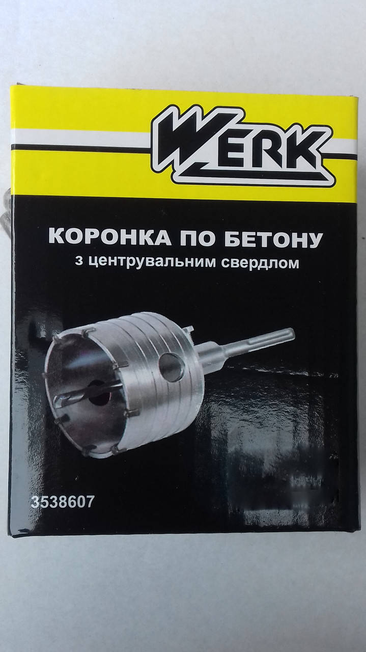 

Коронка 110мм по бетону Werk хвостовик 110мм
