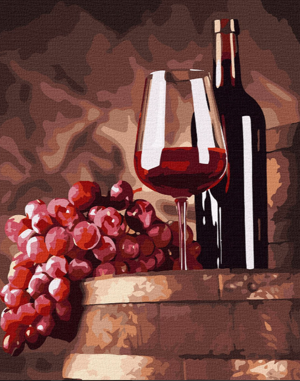 

Набір для розпису по номерах. "Витончений смак" 40х50см