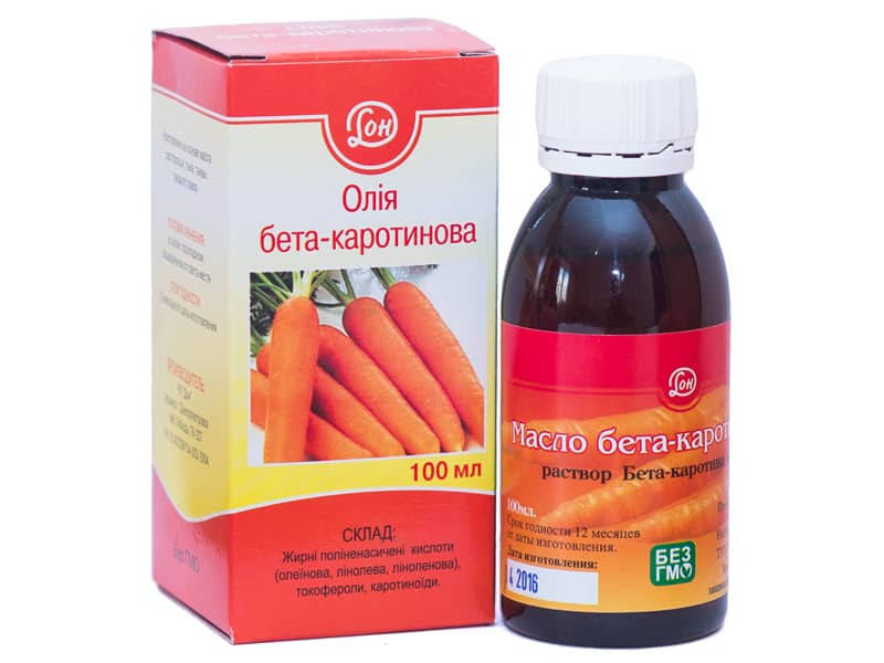 

Олія бета-каротинова "Дон", 100 мл