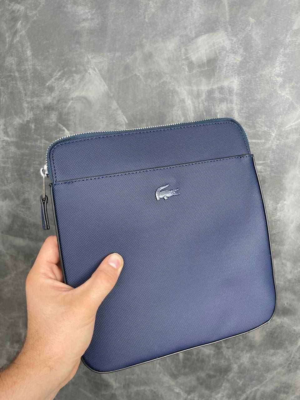 

Мужская сумка синя Lacoste - ТОП якості, Синий