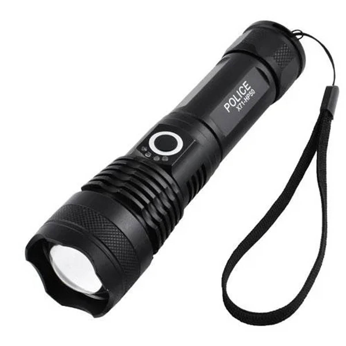 

Фонарик ручной тактический Bailong BL-X71-P50, черный (МХ-НФ-00006321)