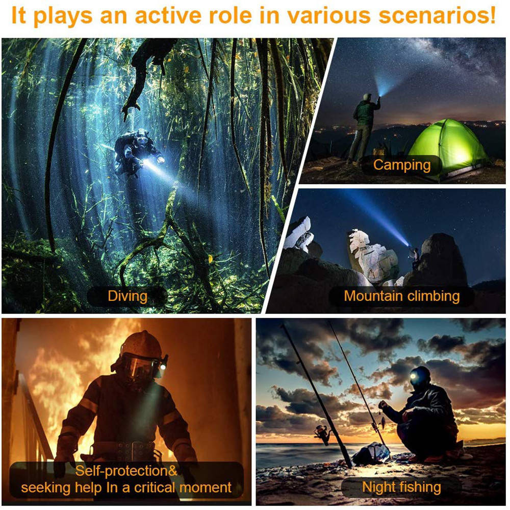 

Фонарь подводный Police 8799 5xL2, Черный