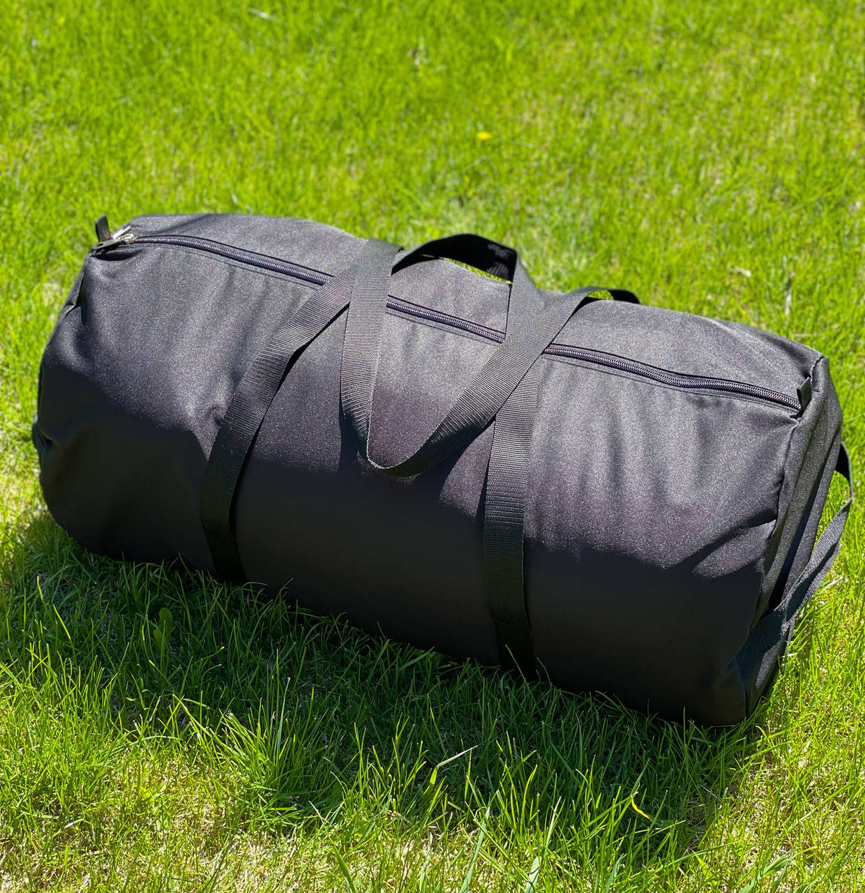 

Прочная транспортная сумка-баул для вещей и аксессуаров (100 литров / черная), Черный