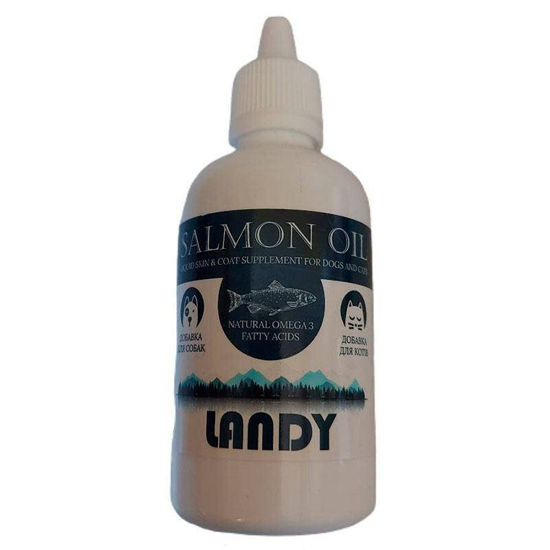 

Лэнди (Landy) Salmon Oil 100 мл - Лососевое масло для котов и собак