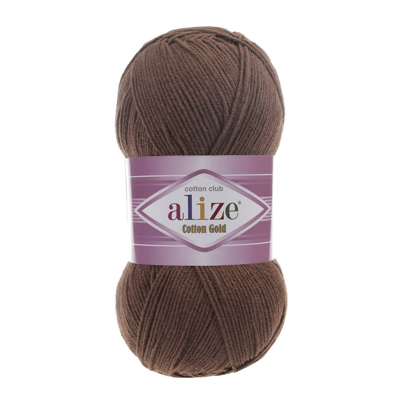 

Пряжа Alize Cotton Gold 493 коричневый