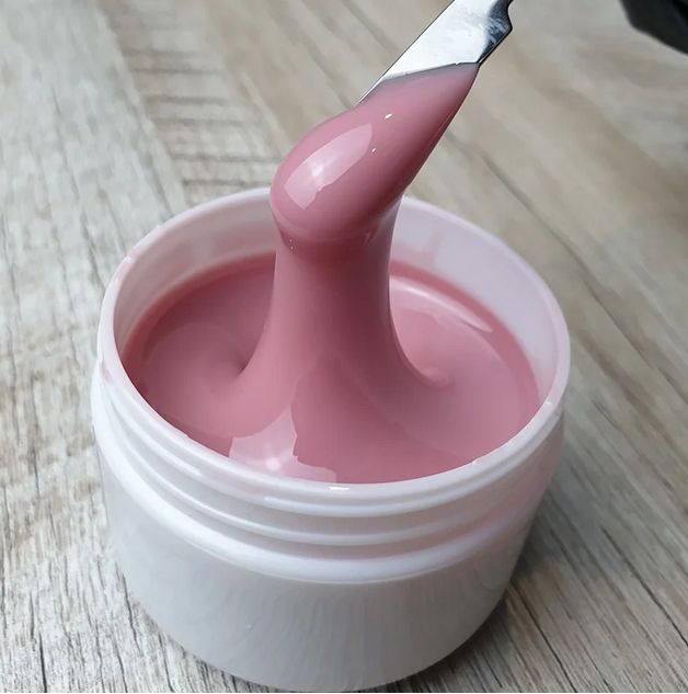 

Гель для наращивания ногтей Sweet Nails Latte камуфлирующий натурально розовый 50 г