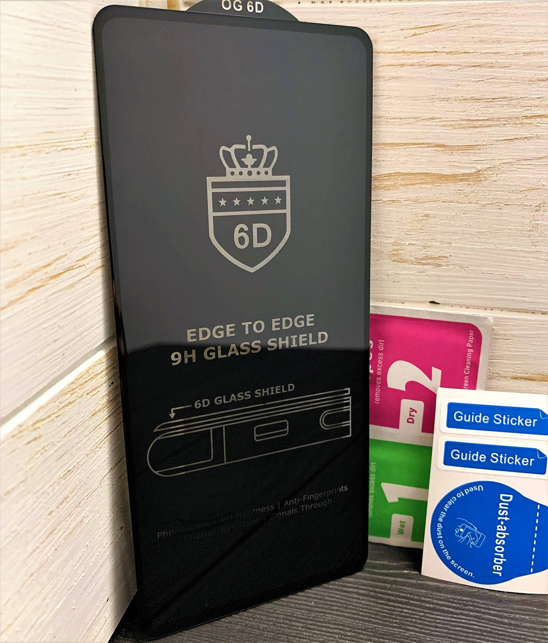 

Защитное стекло для Samsung Galaxy A52 A525 6D чёрное, Прозрачный
