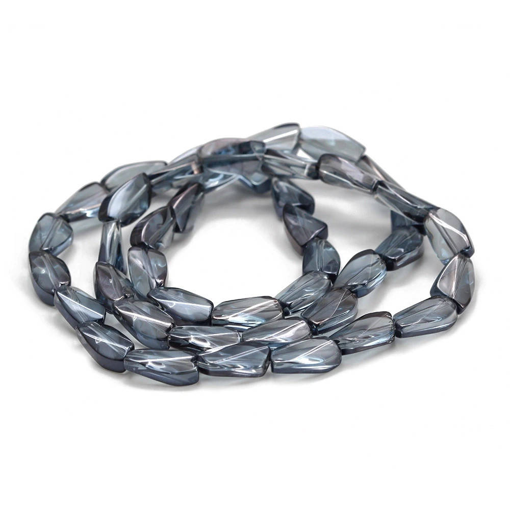 

Хрустальные бусины, цвет как на первом фото 16*9 мм, 10 шт., Темно-серый
