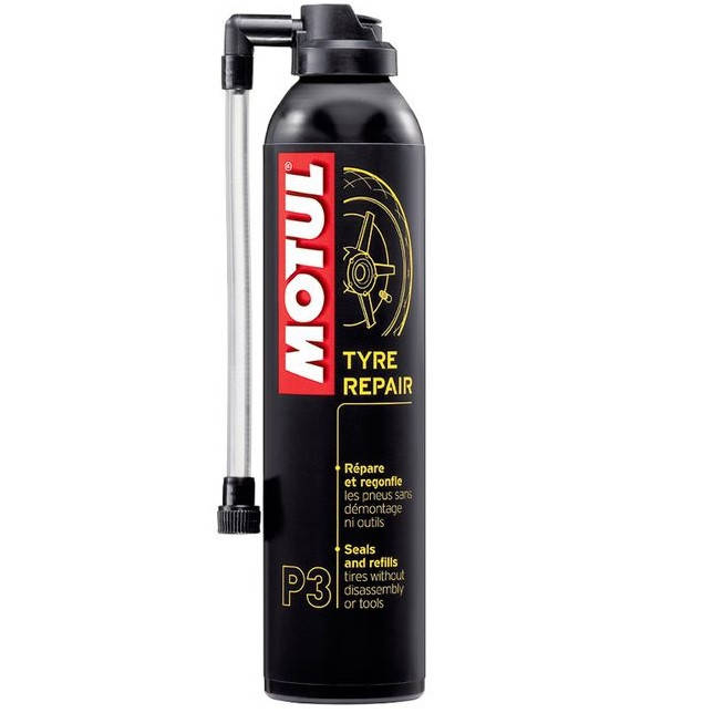 

Средство для ремонта и подкачки всех типов шин MOTUL P3 Tyre Repair 300 мл (102990/817715)
