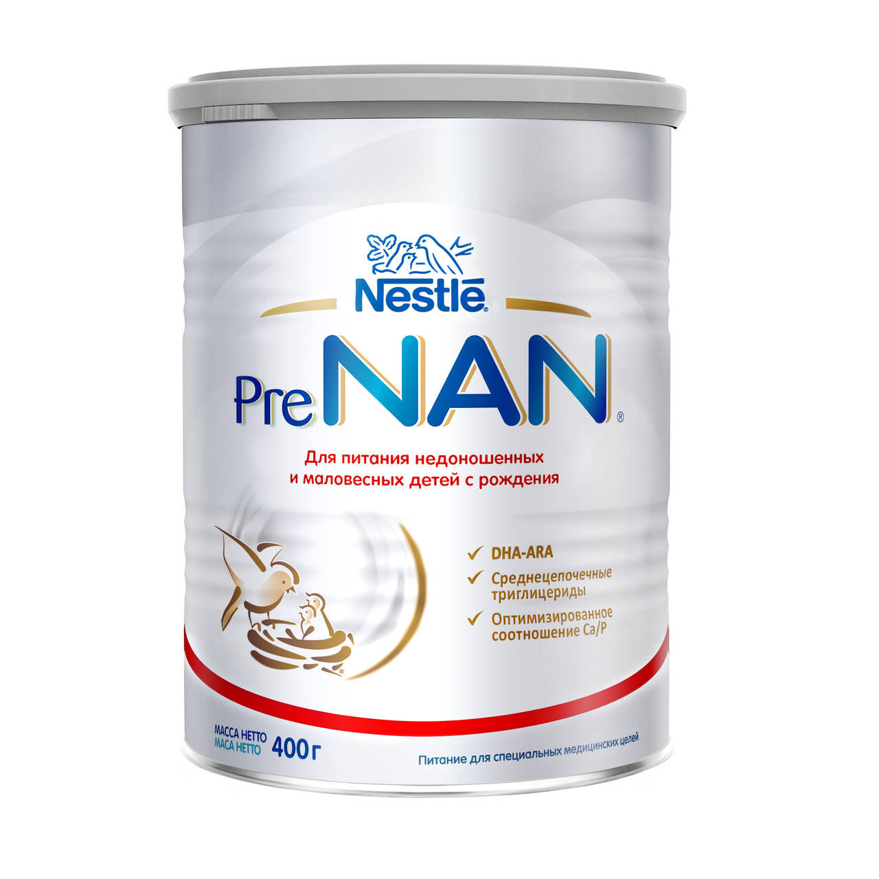 

PreNAN (ПРЕНАН) сухая молочная смесь, 400 г ПИТАНИЕ НЕДОНОШЕННЫХ ДЕТЕЙ И ДЕТЕЙ С МАЛЫМ ВЕСОМ С РОЖДЕНИЯ