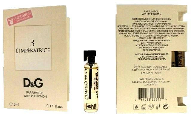 

Dolce Gabbana Antology 3 l`imperatrice - Parfume Oil with pheromon 5ml