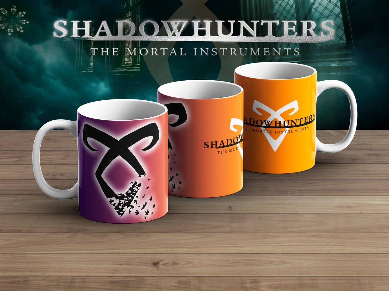 

Чашка "Двухцветный" Сумеречные охотники / Орудия смерти / Shadowhunters
