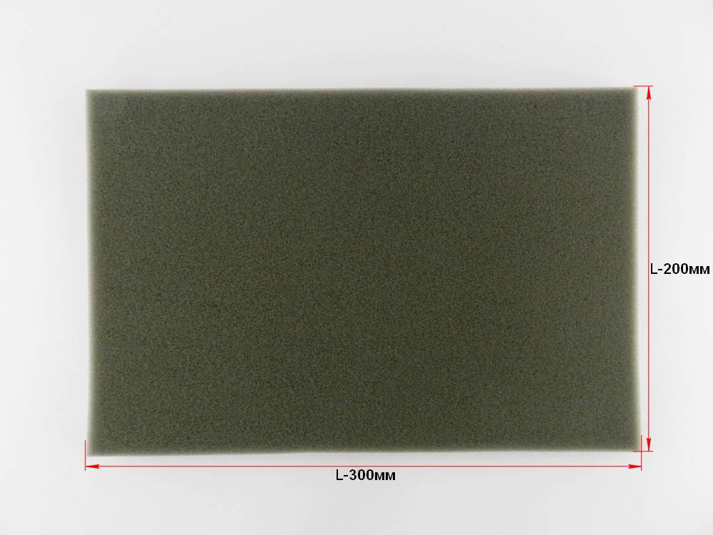 

Фильтрующий элемент / поролон 200*300мм TVR(112940)