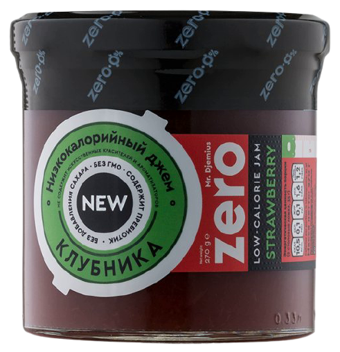 

Низкокалорийный джем Mr. Djemius ZERO Клубника (270 мл)
