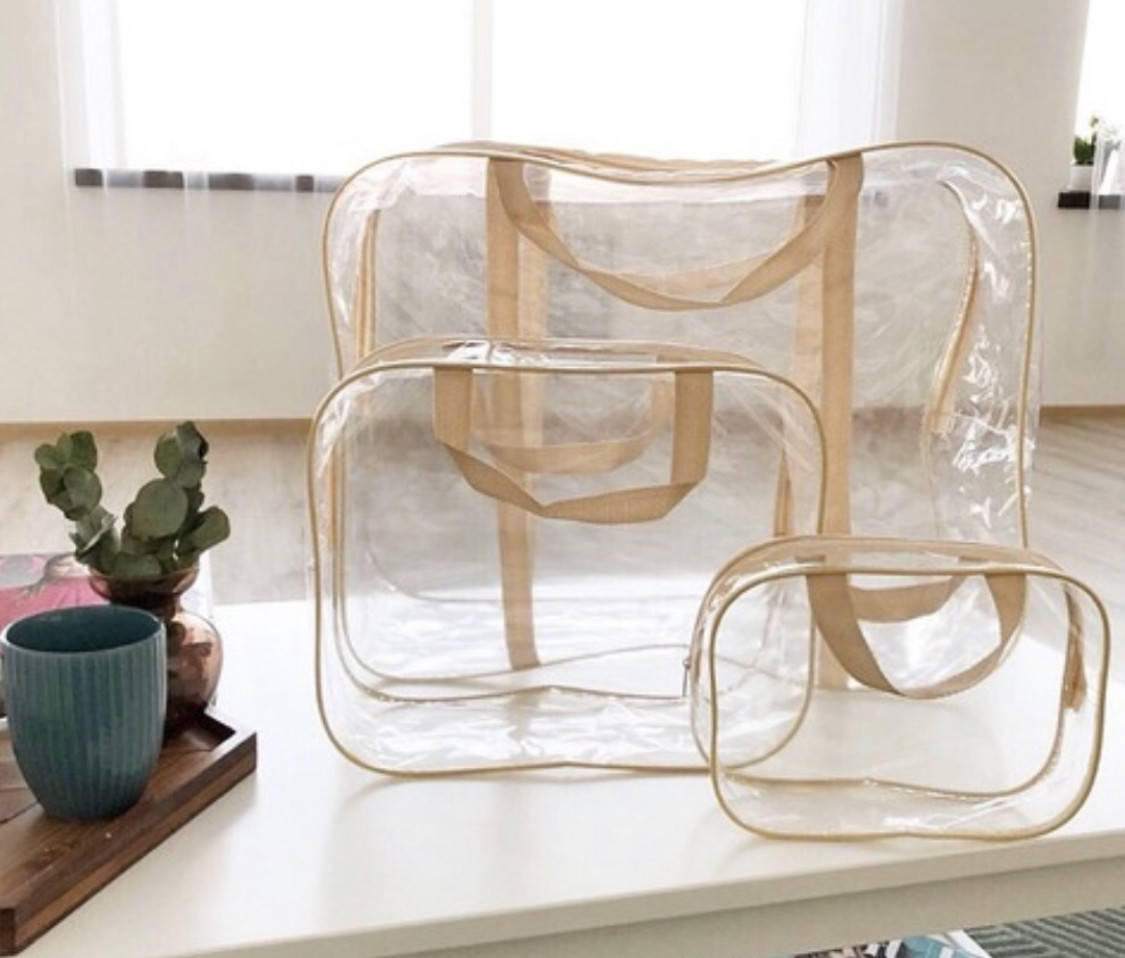 

Сумки в пологовий, набір сумок, 3 шт бежевий