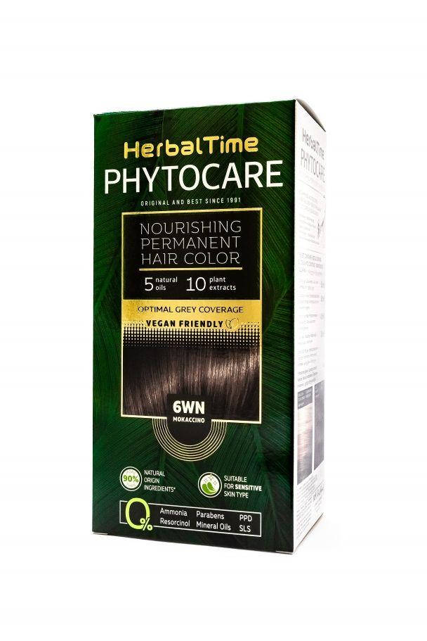 

6WN Мокачино Стойкая питательная краска для волос Herbal Time PHYTOCARE