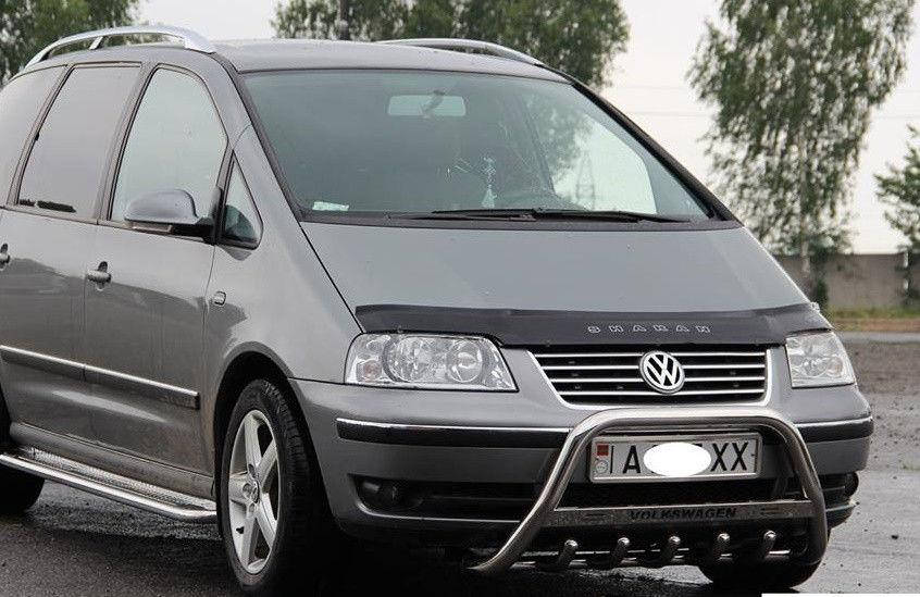 

Дефлектор капота 2000-2022 (VIP) для Volkswagen Sharan 1995-2010 гг.