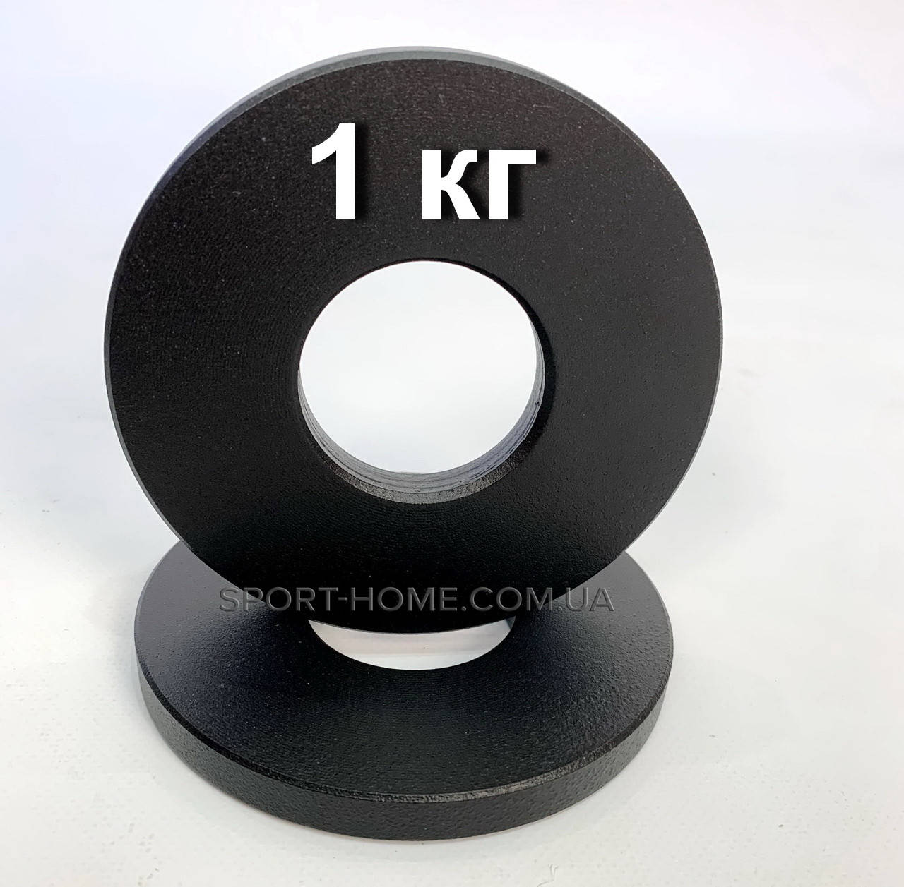 

Диск олимпийский металлический 1 кг, Черный