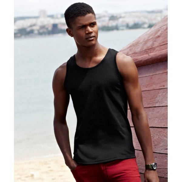 

Майка мужская ATHLETIC VEST , мужские майки Fruit of the Loom Новое, Л, черный