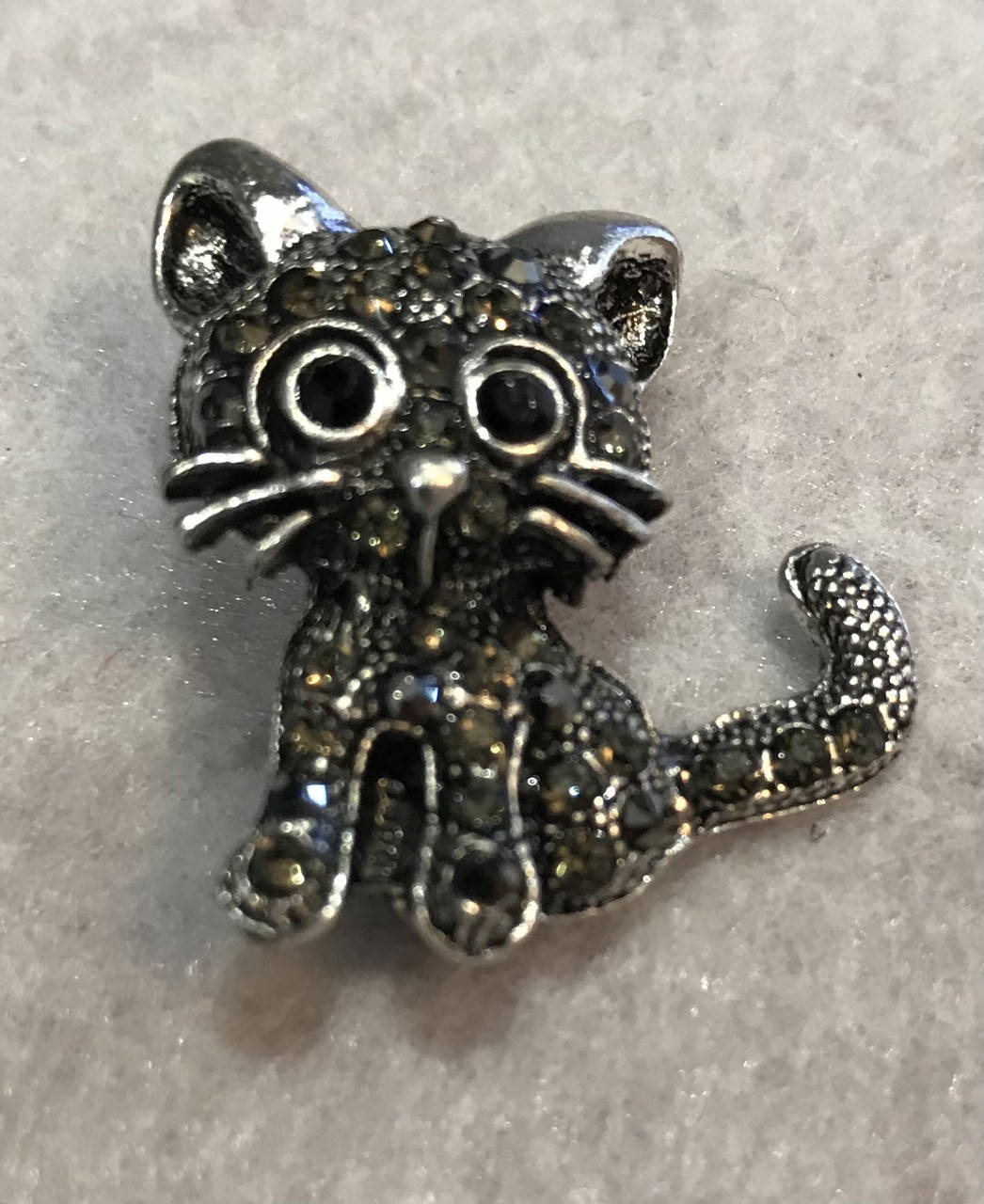 

Брошь декоративная бижутерия брошь кот, Золотистый