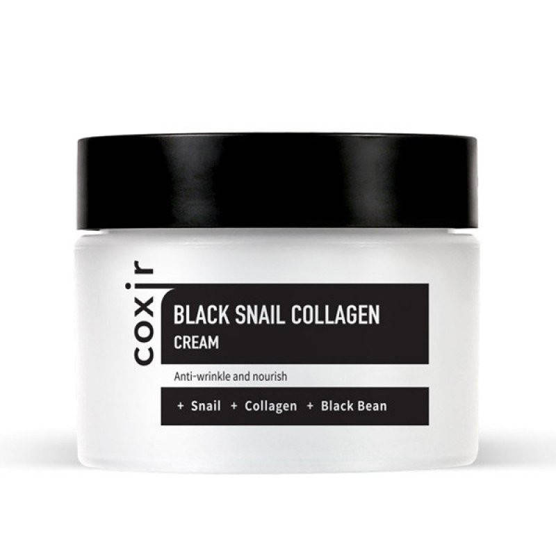 

Антивозрастной питательный крем с муцином черной улитки и коллагеном COXIR Black Snail Collagen Cream (50ml)