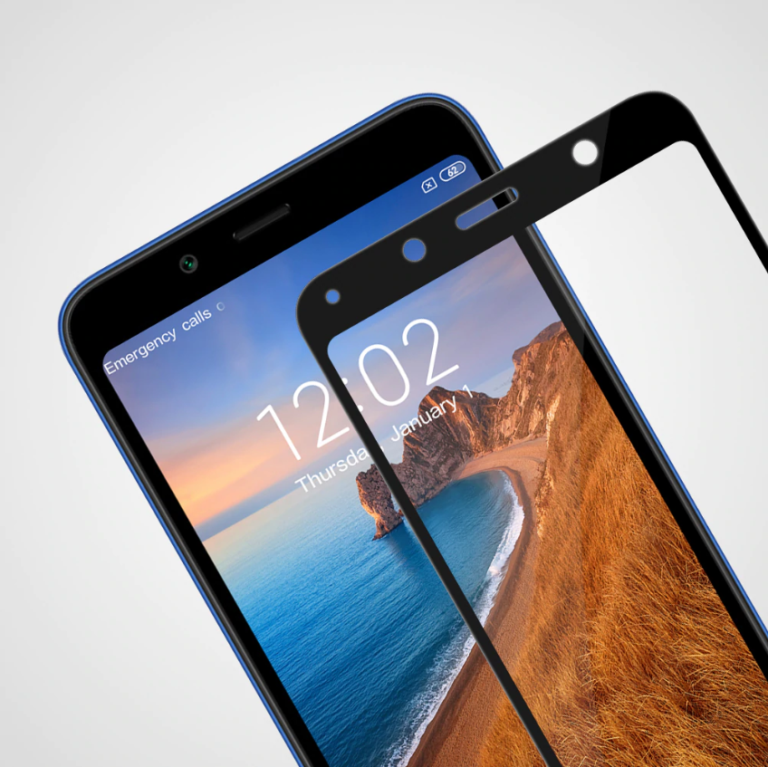 

Защитное стекло 9D, 9H Полной оклейки для Xiaomi Redmi 7A, Захисне скло