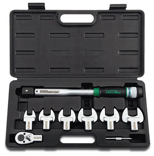 

Динамометрический ключ рожковый 1/2" 8ед. 10-80Nm Toptul GAAI0801