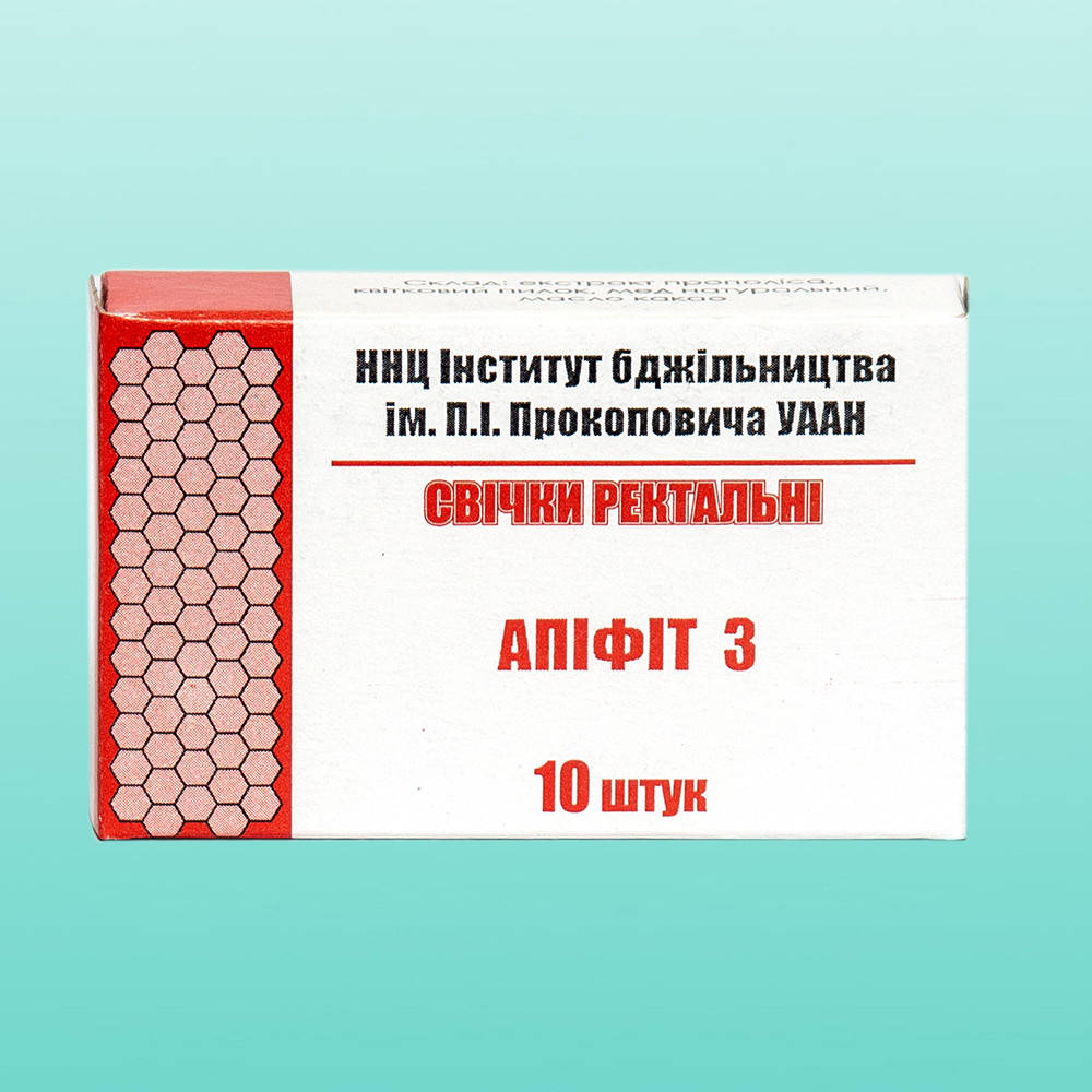 

Свечи Апифит - 3, с прополисом, цветочной пыльцой, мед