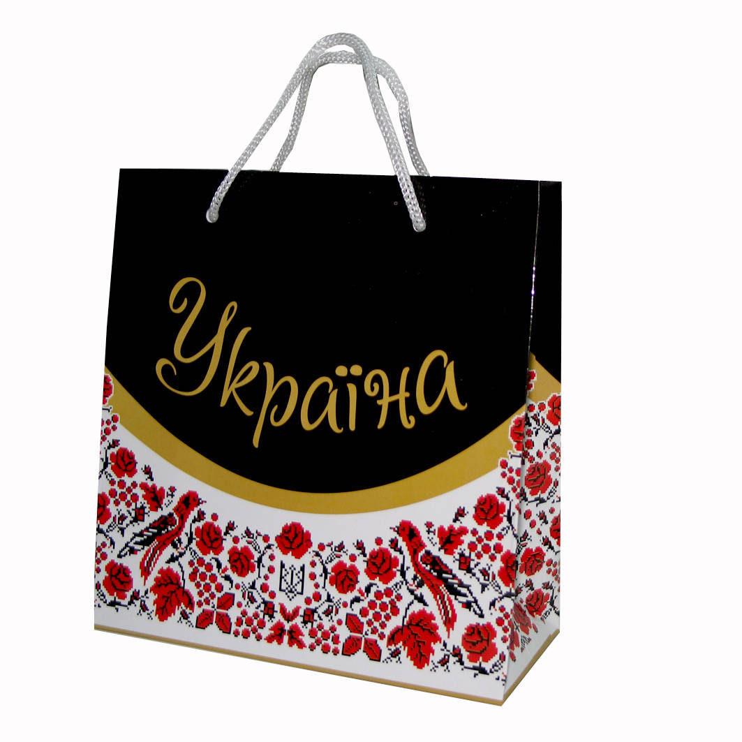 

Пакет подарочный "УКРАЇНА" , 16,5х16,5 см
