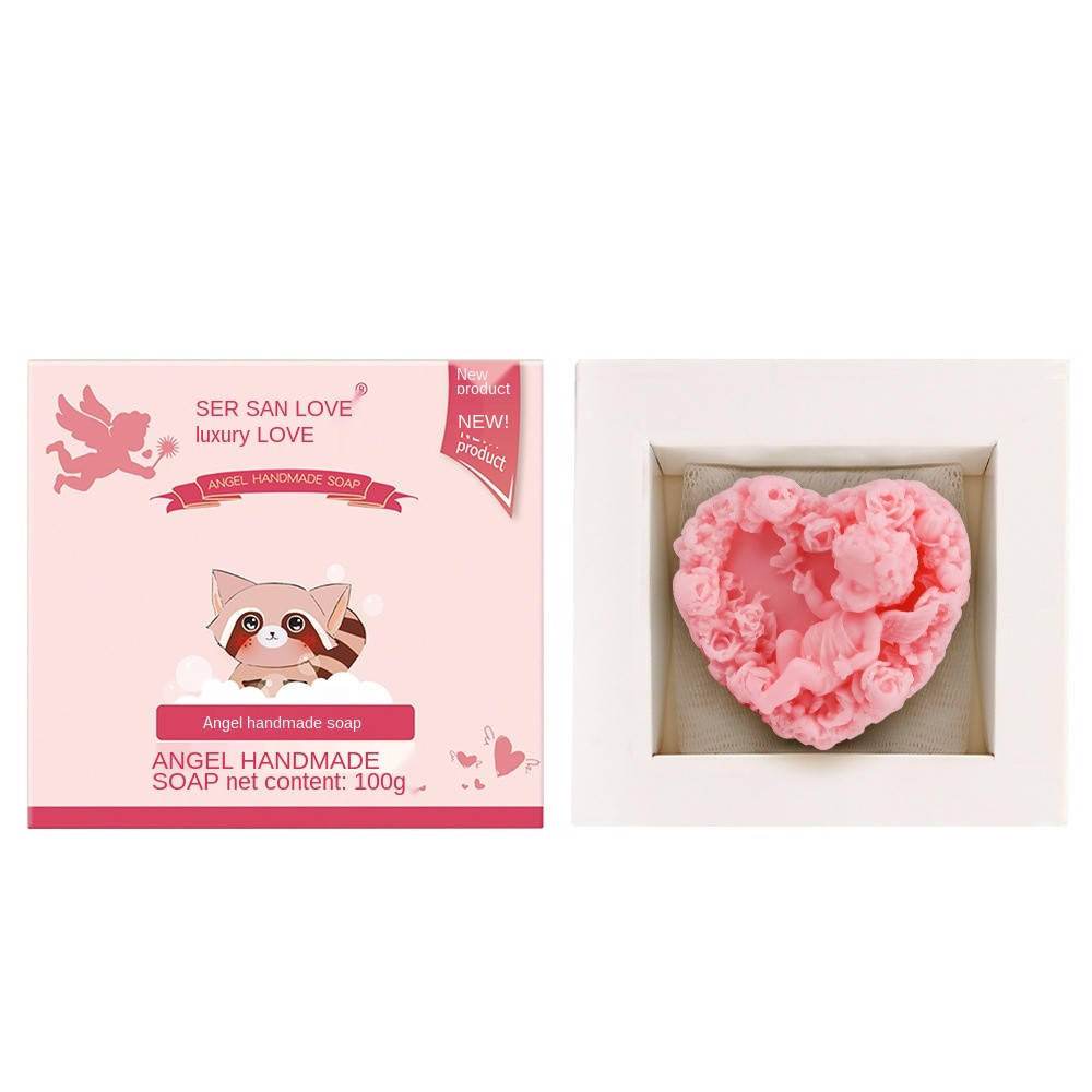 

Мыло ручной работы с экстрактом розы Sersanlove Angel Handmade Soap, 100г