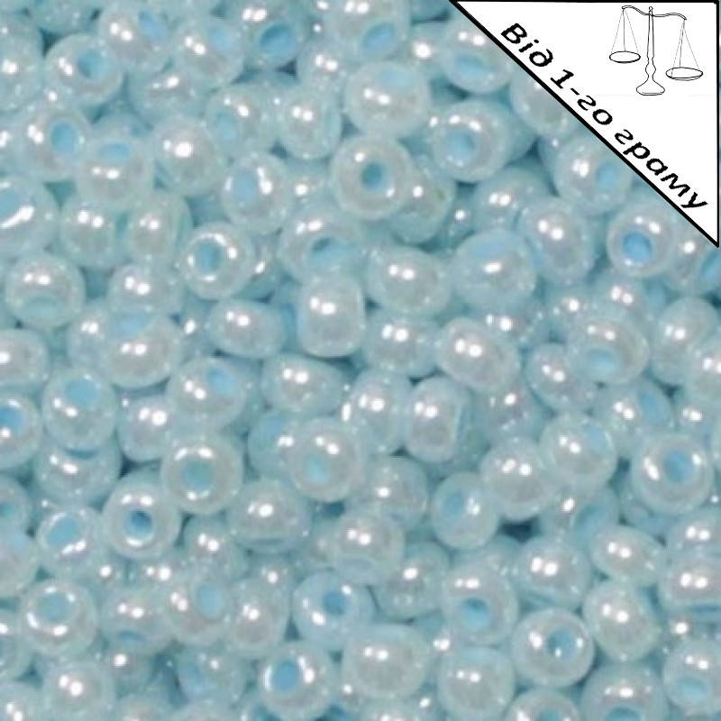 

Бісер №37132, перловий світло-блакитний, 1г