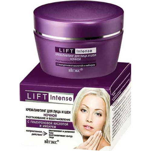 

Крем-лифтинг для лица ночной с гиалуроновой кислотой, Lift Intense Витекс