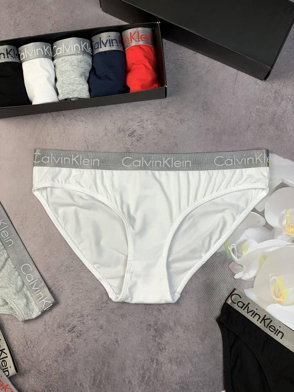 

Слипи бріфи женские Calvin Klein Carousel - размер М - білий, Белый