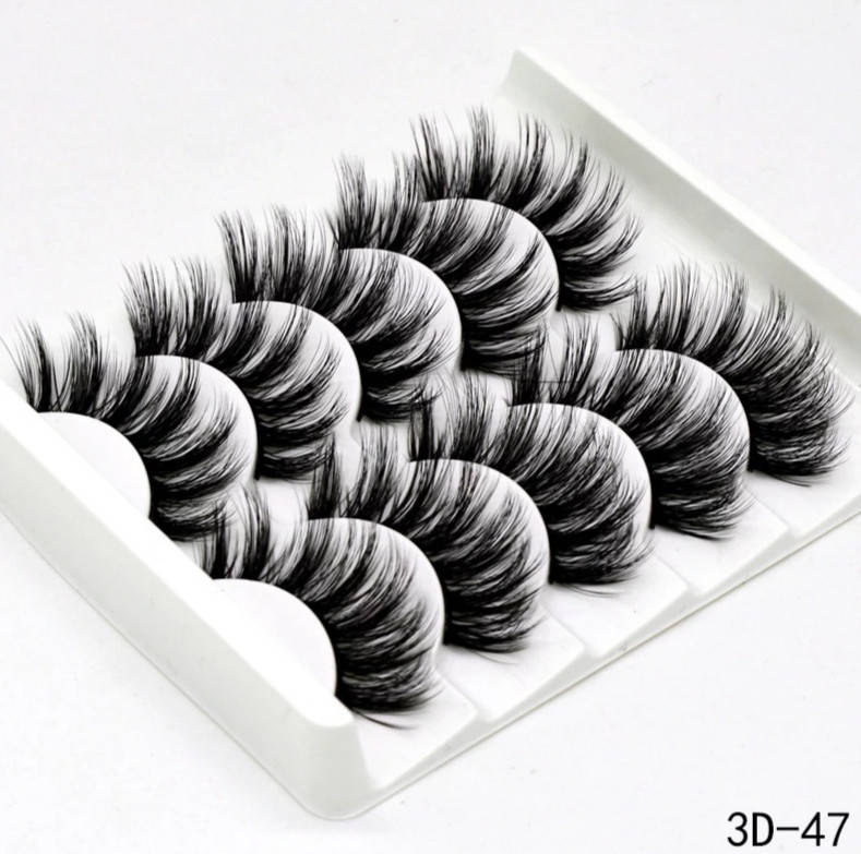 

Накладные ресницы 3D - 47 5 пар, Черный