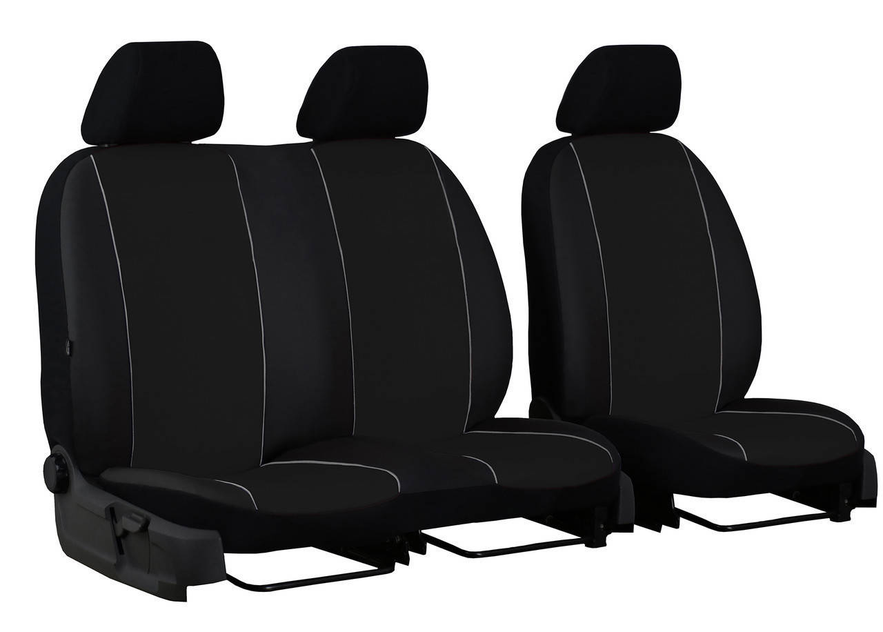 

Авточехлы на бус VOLKSWAGEN T4 универсальные Standart 2+1 из экокожи
