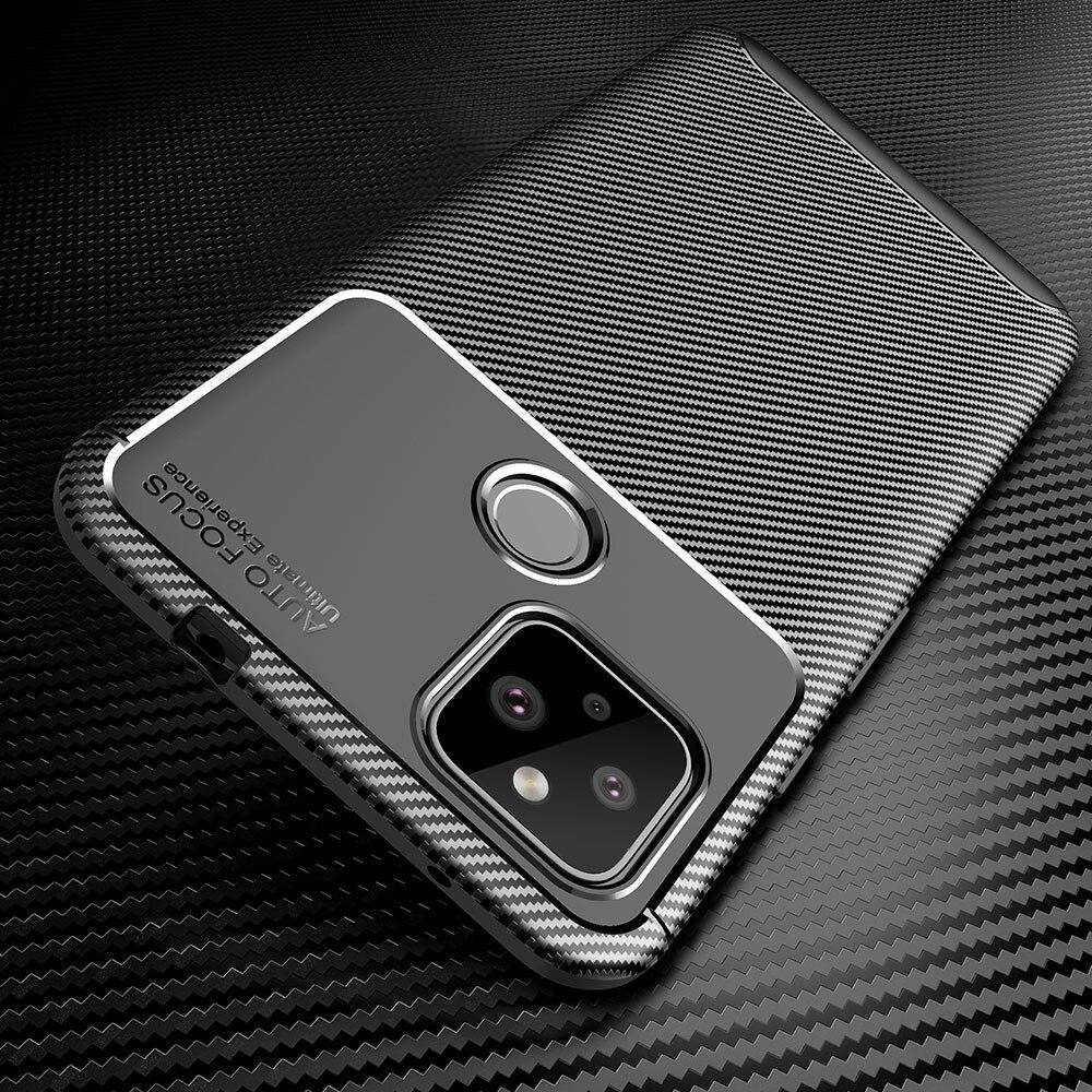 

Защитный чехол бампер для Google Pixel 5 черный силиконовый