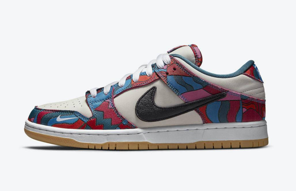 

Мужские кроссовки Nike SB Dunk Low Pro Parra Abstract Art 45, Разные цвета