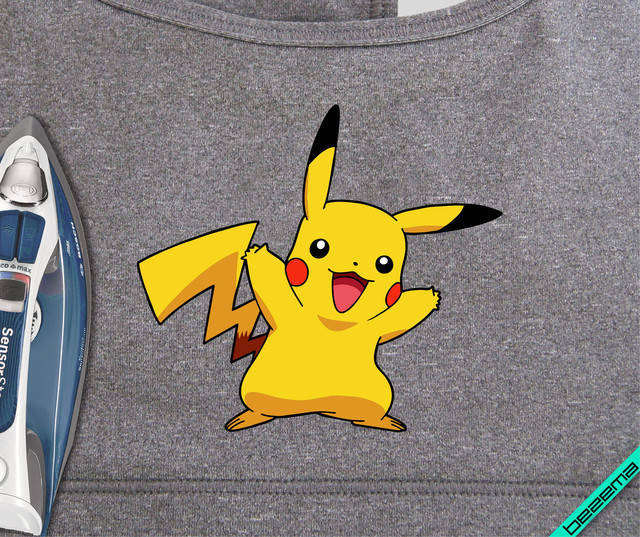 

Термопечать на ботфорты Пикачу [Свой размер и материалы в ассортименте] Мелкий, 8