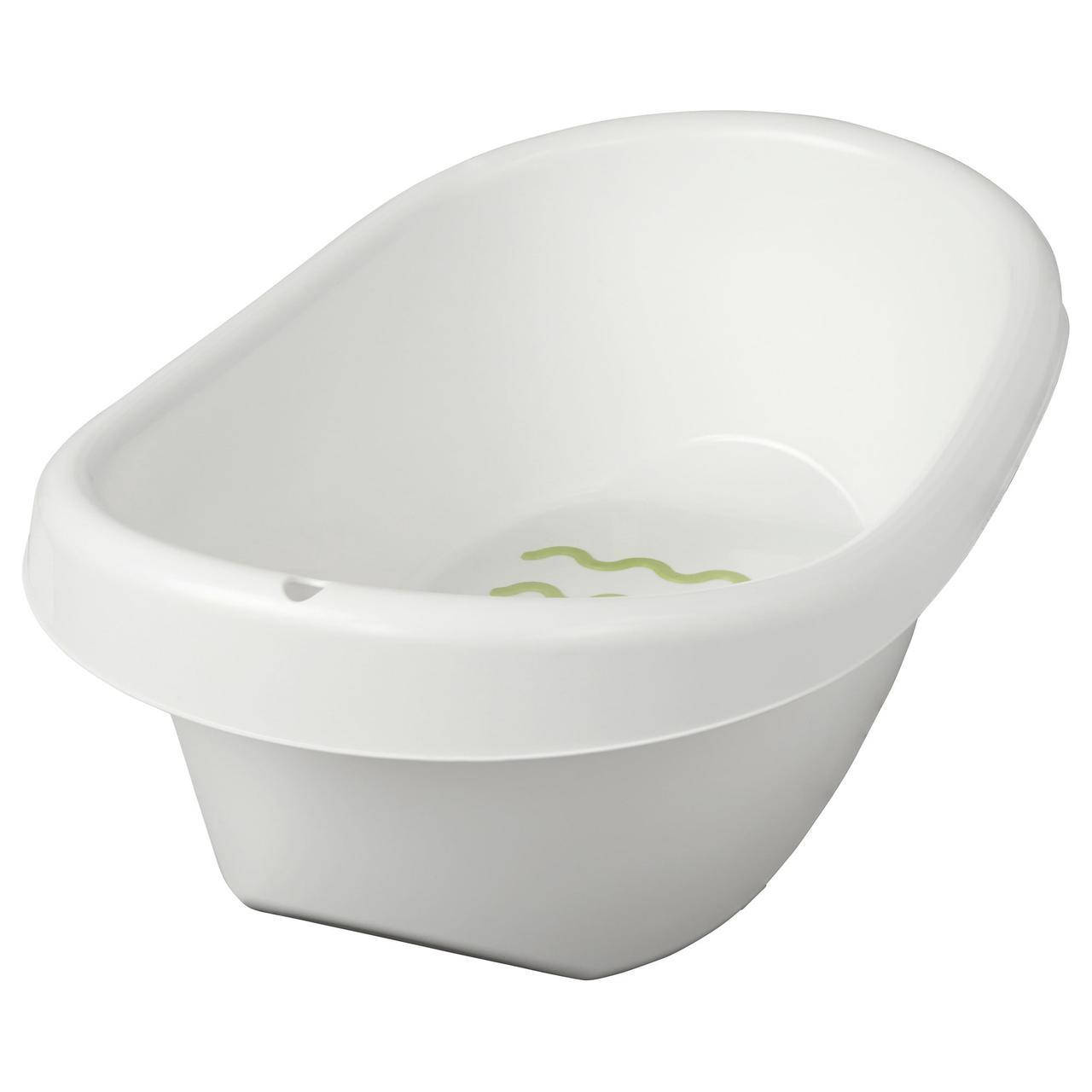 

IKEA LATTSAM (402.484.43) Ванна детская, белый, зеленый