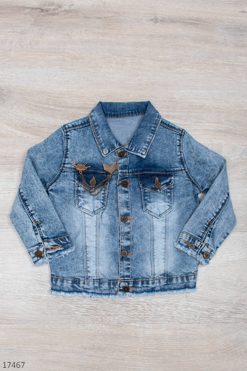 

Джинсовая куртка для мальчика рост 98-128 ( 3-8 лет), Разные цвета