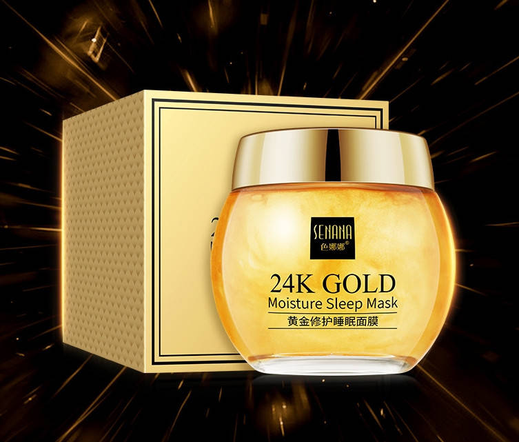 

Ночная питательная маска 24K Gold Senana