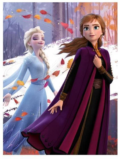 

Детский флисовый плед Disney Frozen II Анна и Эльза 100х140 см, Сиреневый