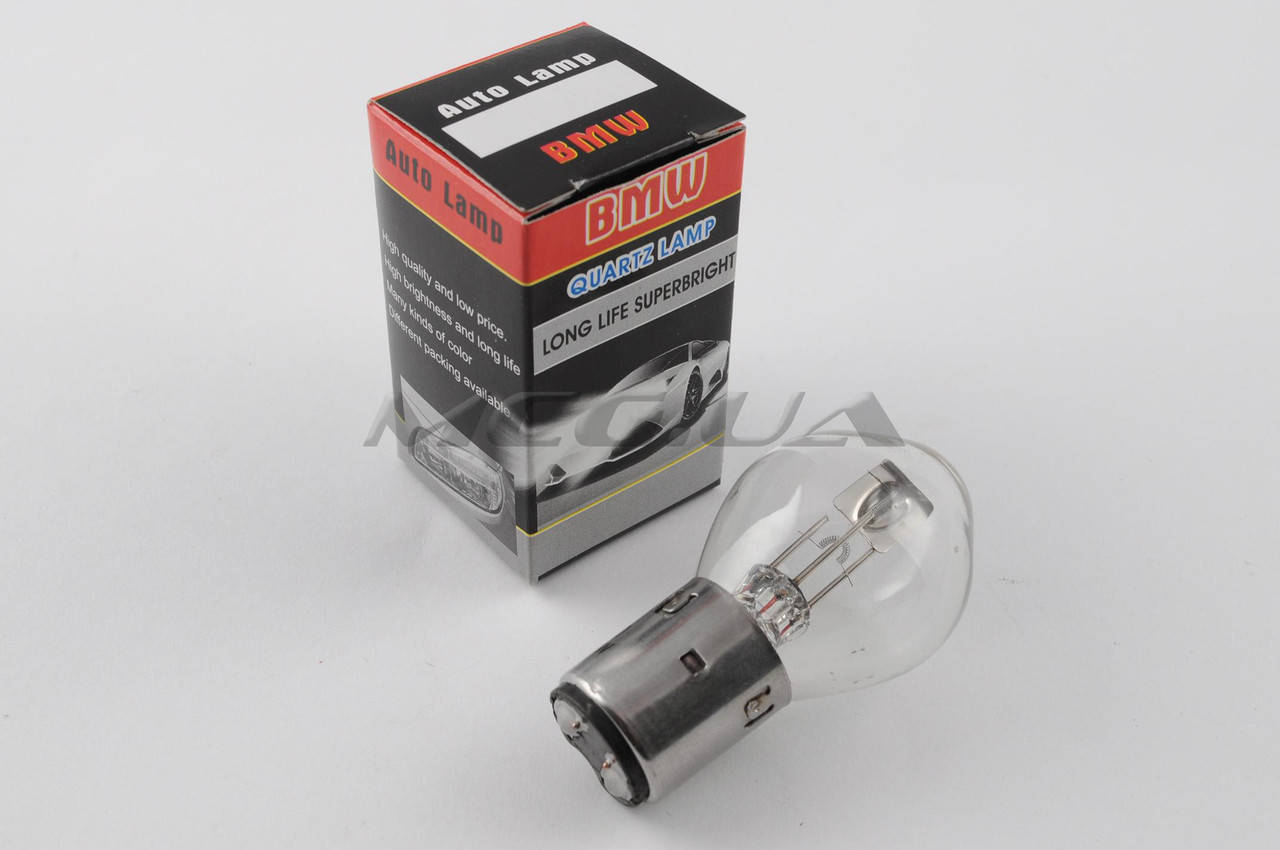 

Лампа BA20D (2 уса) на мототехнику 12V 35W/35W ("груша") "BMW"