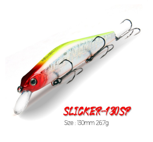 

Воблер BearKing Orbit 130 SP цвет N Red Flash Head, Красный