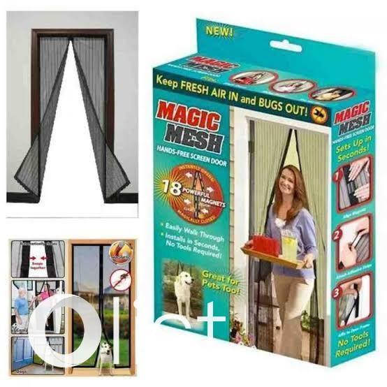 

Сетка москитная на двери Magic Mesh 210 * 100 см - антимоскитная сетка штора на магнитах