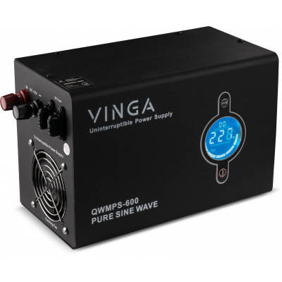 

Источник бесперебойного питания Vinga QWMPS-600 600VA LCD (QWMPS-600)