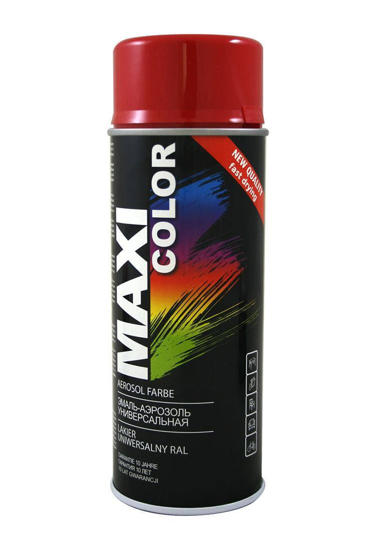 

Эмаль аэрозольная MAXI COLOR RAL 3020 красная 400мл (арт. MX3020), Красный